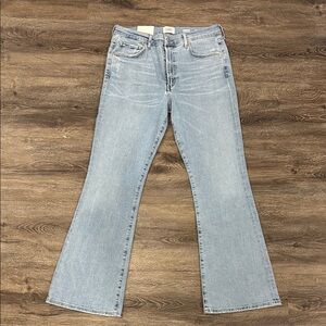Citizens Of Humanity Blue Flare Denim Jeans